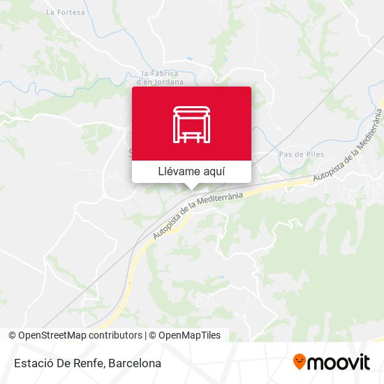 Mapa Estació De Renfe