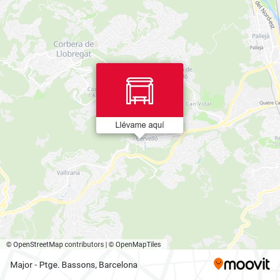 Mapa Major - Ptge. Bassons