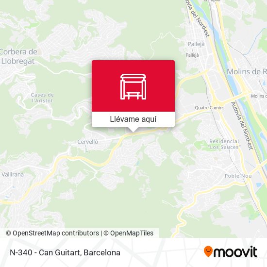 Mapa N-340 - Can Guitart