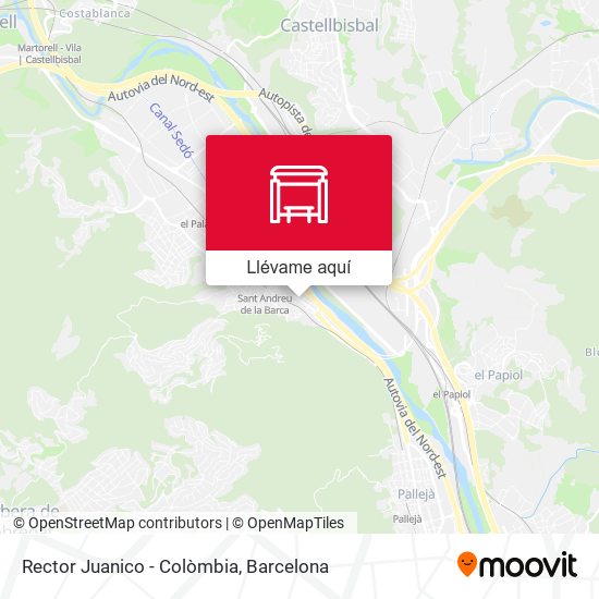 Mapa Rector Juanico - Colòmbia