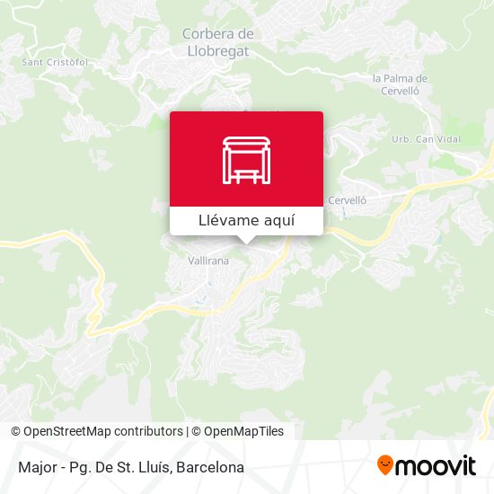 Mapa Major - Pg. De St. Lluís