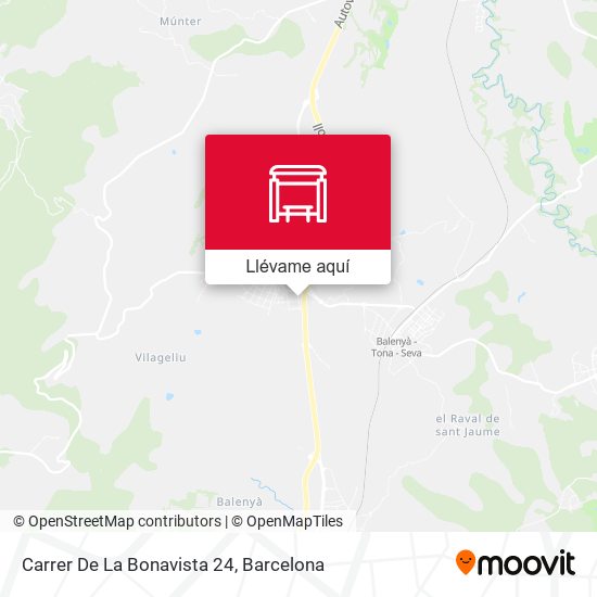 Mapa Carrer De La Bonavista 24