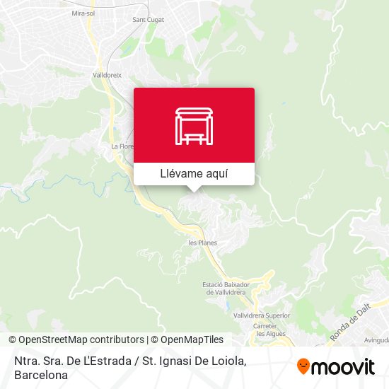 Mapa Ntra. Sra. De L'Estrada / St. Ignasi De Loiola