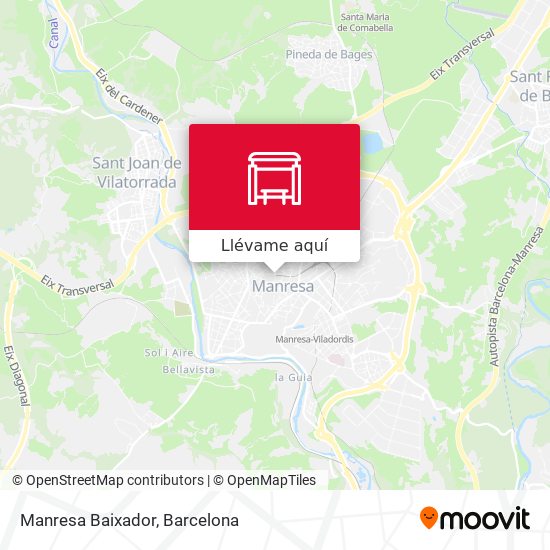 Mapa Manresa Baixador