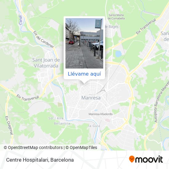 Mapa Centre Hospitalari