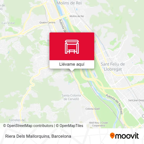 Mapa Riera Dels Mallorquins