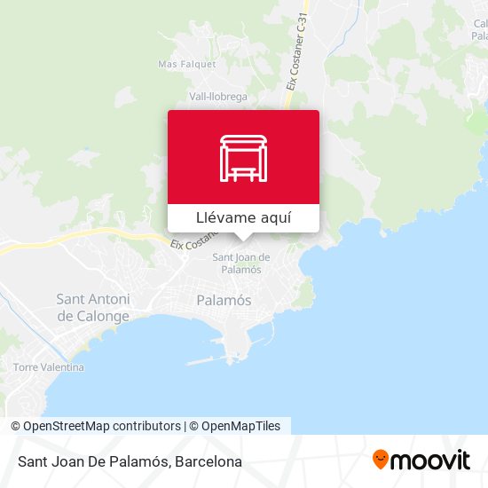 Mapa Sant Joan De Palamós