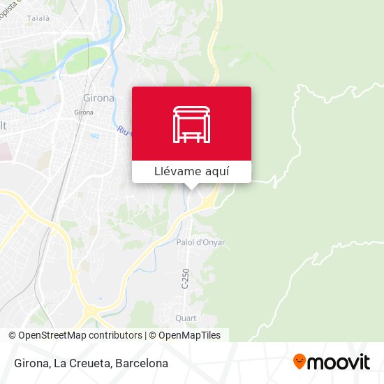 Mapa Girona, La Creueta