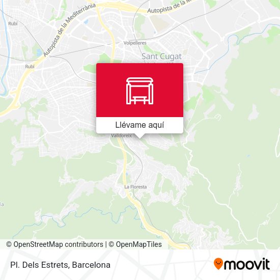 Mapa Pl. Dels Estrets