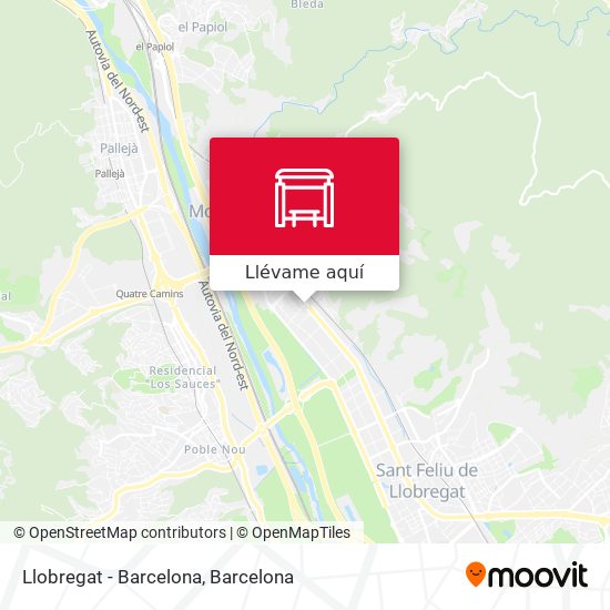 Mapa Llobregat - Barcelona