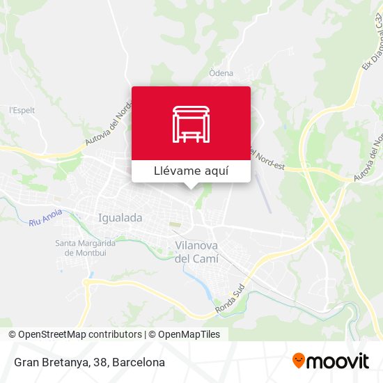 Mapa Gran Bretanya, 38