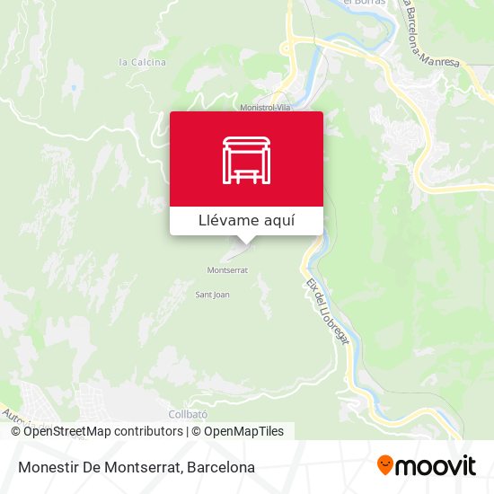 Mapa Monestir De Montserrat