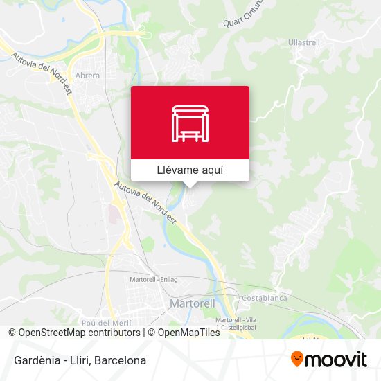 Mapa Gardènia - Lliri