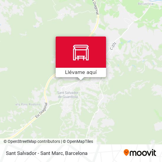 Mapa Sant Salvador - Sant Marc
