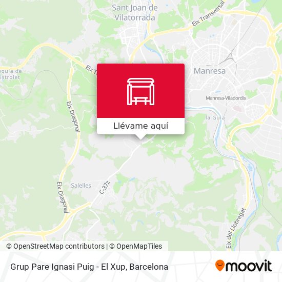Mapa Grup Pare Ignasi Puig - El Xup
