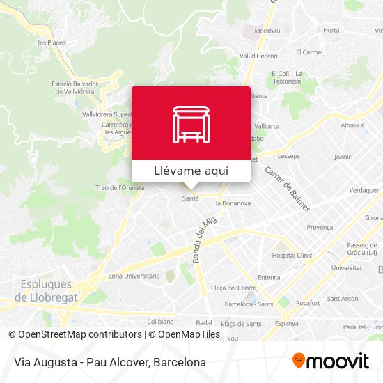 Mapa Via Augusta - Pau Alcover