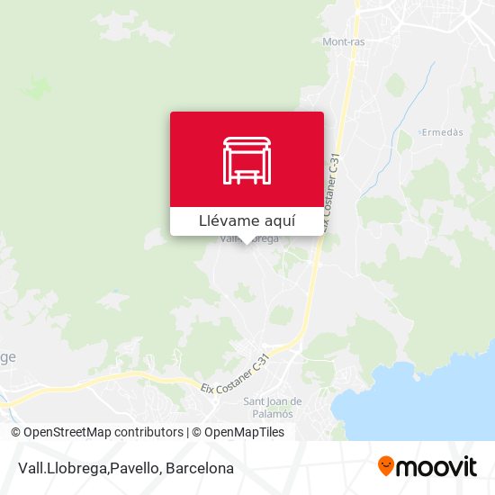 Mapa Vall.Llobrega,Pavello