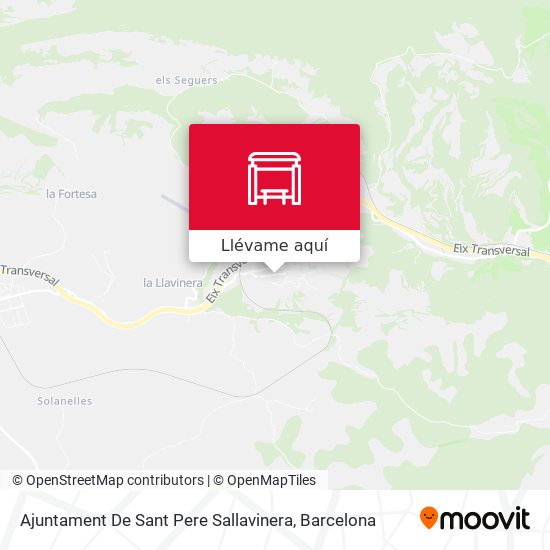 Mapa Ajuntament De Sant Pere Sallavinera