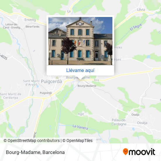 Mapa Bourg-Madame
