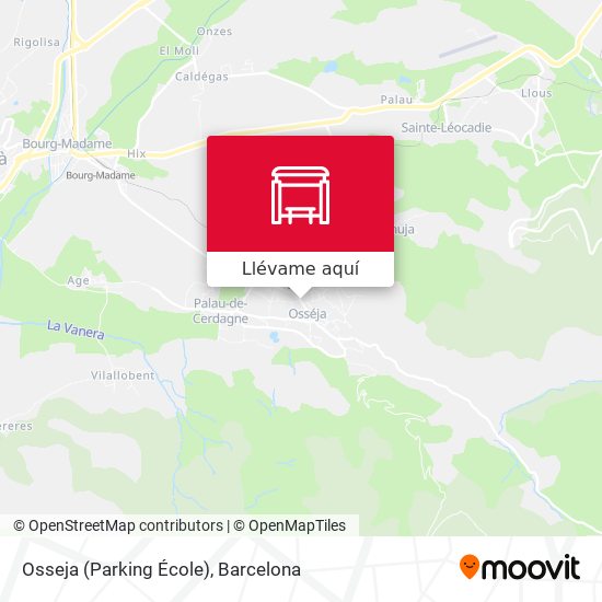 Mapa Osseja (Parking École)
