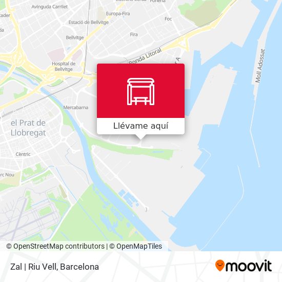 Mapa Zal | Riu Vell