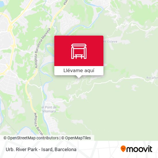 Mapa Urb. River Park - Isard