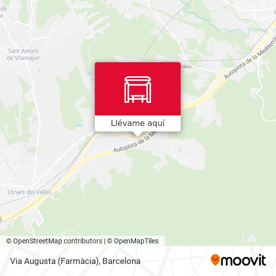 Mapa Via Augusta (Farmàcia)