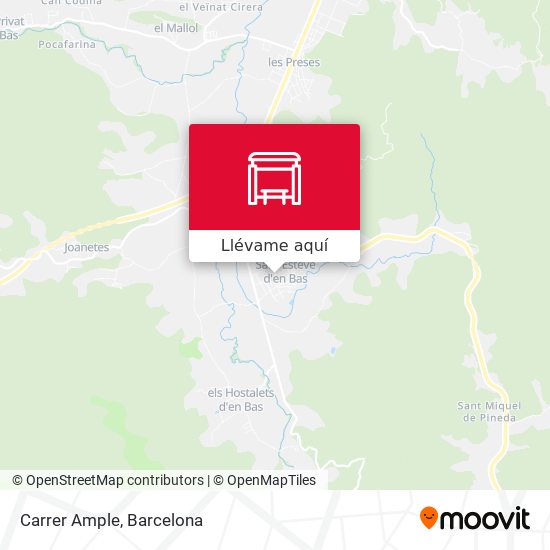Mapa Carrer Ample