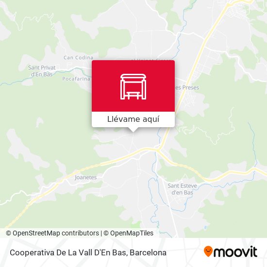 Mapa Cooperativa De La Vall D'En Bas