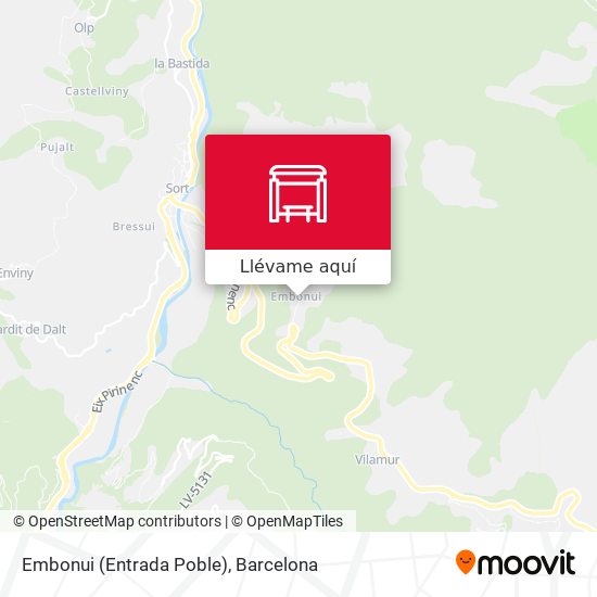 Mapa Embonui (Entrada Poble)