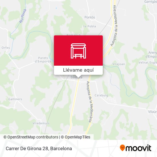 Mapa Carrer De Girona 28