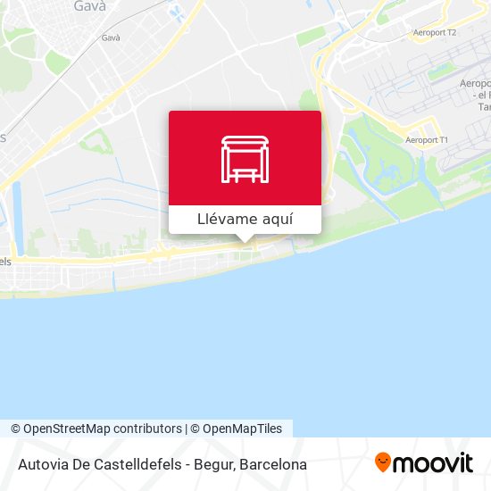 Mapa Autovia De Castelldefels - Begur