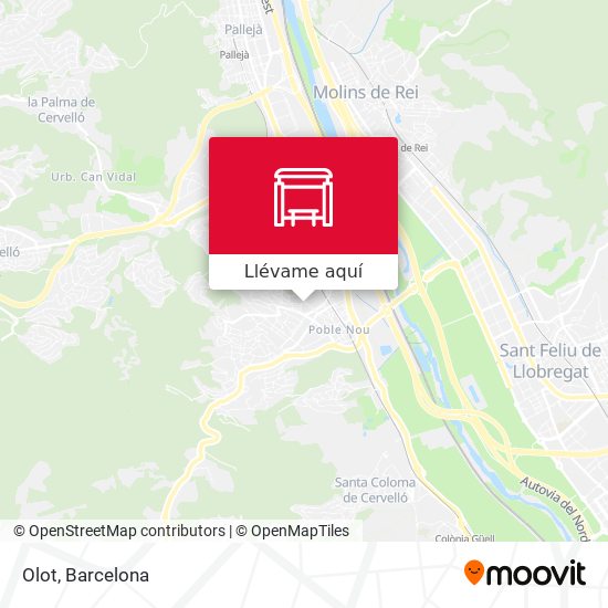 ¿Cómo llegar a Olot en Sant Vicenç Dels Horts en Autobús, Tren o Metro?
