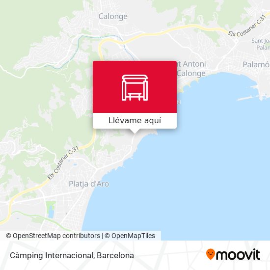 Mapa Càmping Internacional