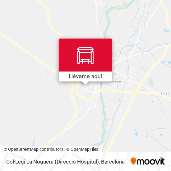 Mapa Col·Legi La Noguera (Direcció Hospital)