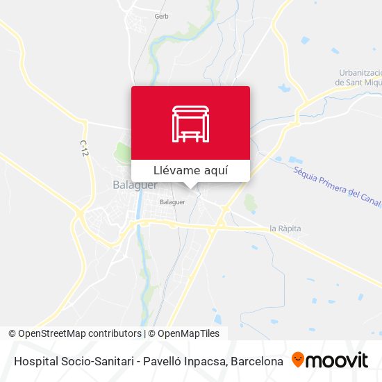 Mapa Hospital Socio-Sanitari - Pavelló Inpacsa