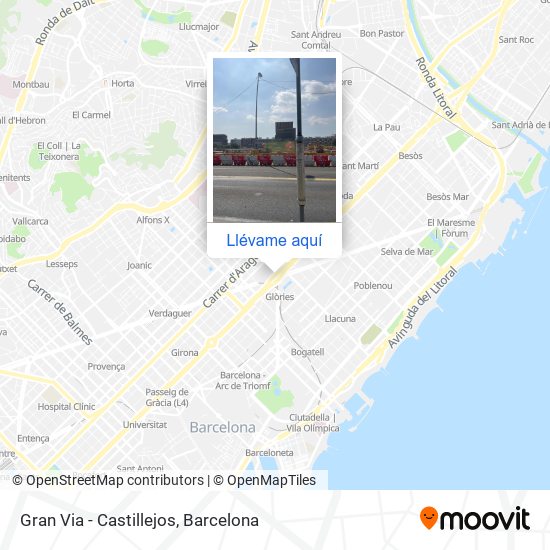Mapa Gran Via - Castillejos