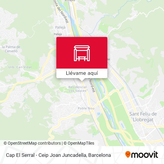 Mapa Cap El Serral - Ceip Joan Juncadella