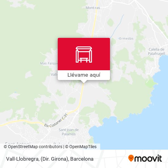 Mapa Vall-Llobregra, (Dir. Girona)