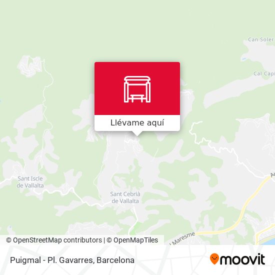 Mapa Puigmal - Pl. Gavarres