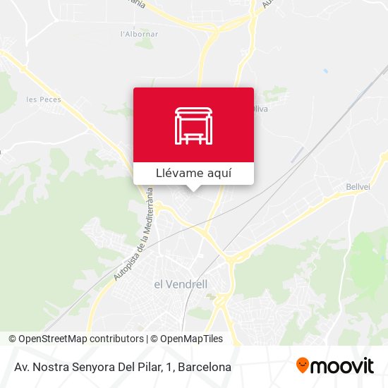 Mapa Av. Nostra Senyora Del Pilar, 1