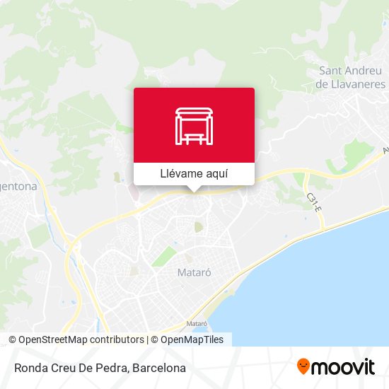 Mapa Ronda Creu De Pedra