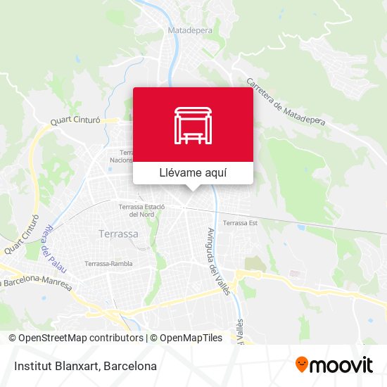 Mapa Institut Blanxart