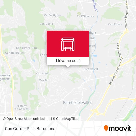 Mapa Can Gordi - Pilar