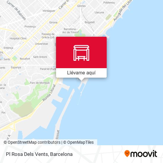 Mapa Pl Rosa Dels Vents