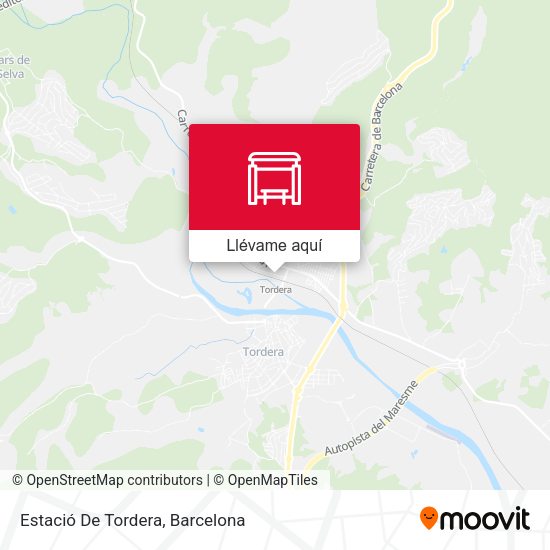 Mapa Estació De Tordera