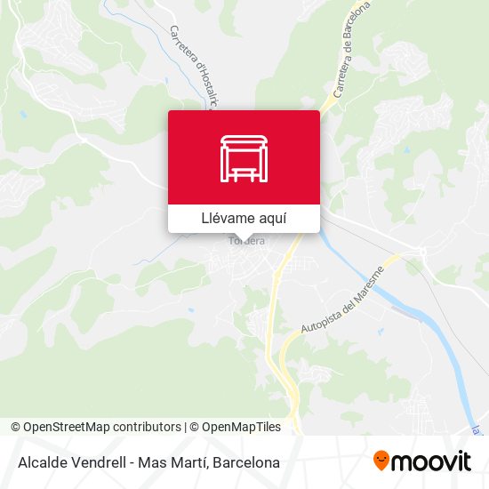 Mapa Alcalde Vendrell - Mas Martí