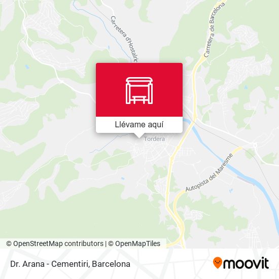 Mapa Dr. Arana - Cementiri