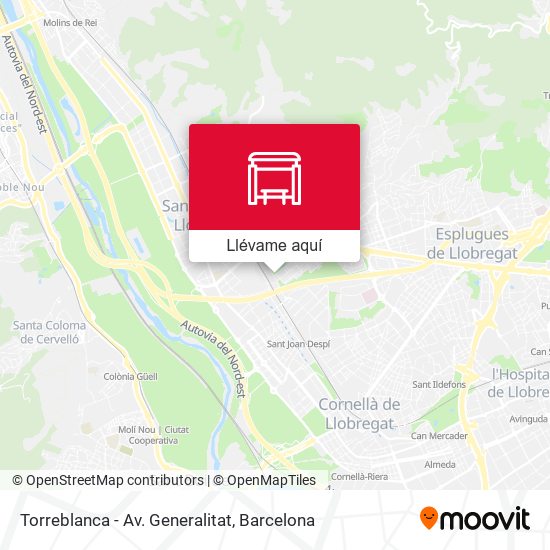 Mapa Torreblanca - Av. Generalitat