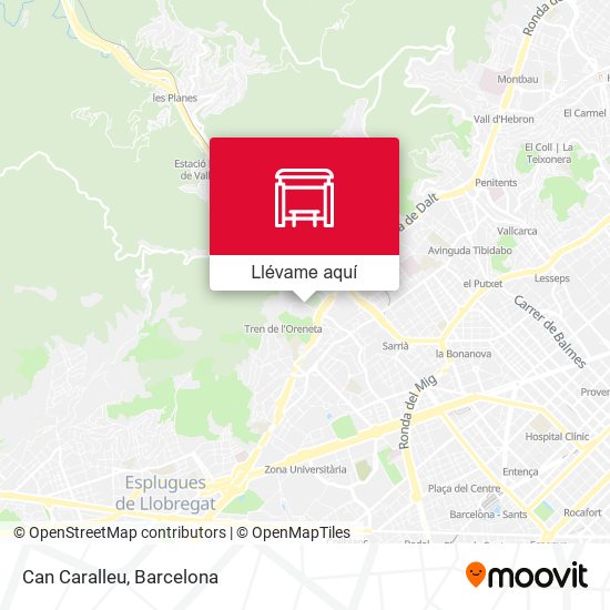 Mapa Can Caralleu